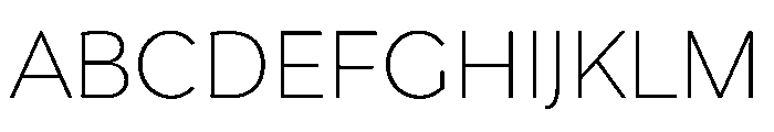 Stornoway ExLight Instance Font UPPERCASE