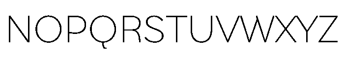 Stornoway ExLight Font UPPERCASE