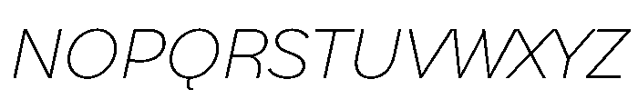 Stornoway ExLightItalic Instance E1d93d49 Font UPPERCASE