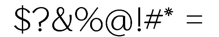 Stornoway Light Instance Font OTHER CHARS