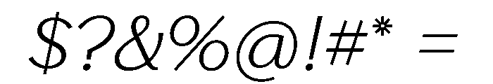 Stornoway LightItalic Instance 5362da85 Font OTHER CHARS