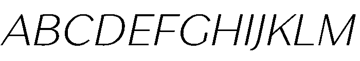 Stornoway LightItalic Instance 5362da85 Font UPPERCASE