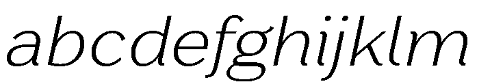 Stornoway LightItalic Instance 5362da85 FONT