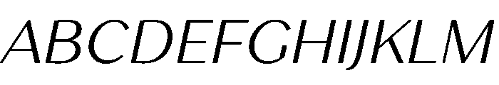 Stornoway LightItalic Font UPPERCASE
