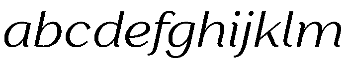 Stornoway LightItalic FONT