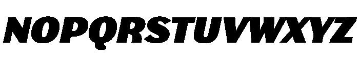 Stornoway LowChonkyItalic Instance Font UPPERCASE