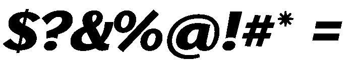 Stornoway LowExBoldItalic Instance Af0ec764 Font OTHER CHARS