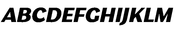 Stornoway LowExBoldItalic Instance Font UPPERCASE
