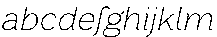 Stornoway LowExLightItalic Instance FONT