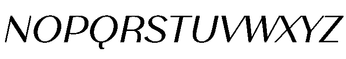 Stornoway RegularItalic Instance 971855aa Font UPPERCASE
