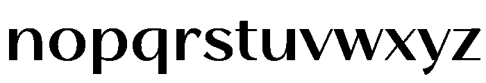 Stornoway SemiBold Instance Font LOWERCASE