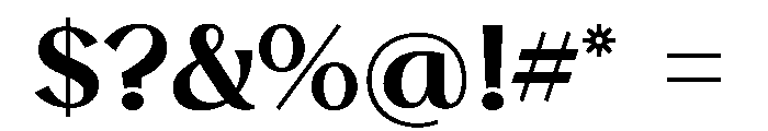 Stornoway SemiBold Font OTHER CHARS