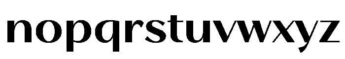Stornoway SemiBold Font LOWERCASE