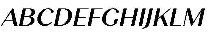 Stornoway SemiboldItalic Instance Df9b7f0b Font UPPERCASE