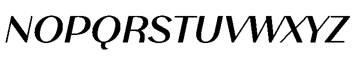 Stornoway SemiboldItalic Instance Font UPPERCASE