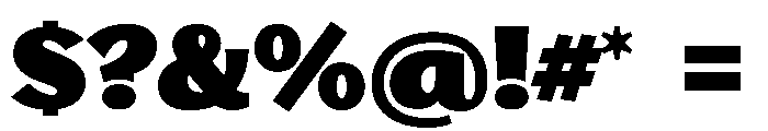 StornowayLow Chonky Font OTHER CHARS