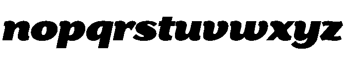 StornowayLow ChonkyItalic Font LOWERCASE