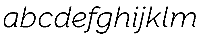 StornowayLow LightItalic FONT