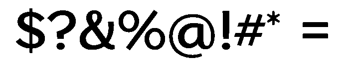 StornowayLow SemiBold Font OTHER CHARS