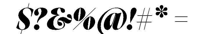 StrangeTimez StrangeBoldItalic Font OTHER CHARS