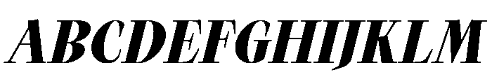 StrangeTimez StrangeBoldItalic Font UPPERCASE