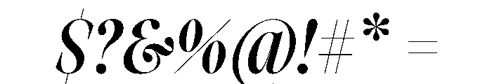 StrangeTimez StrangeBookItalic Font OTHER CHARS