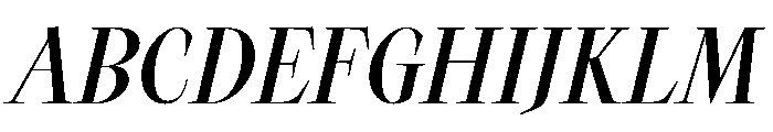 StrangeTimez StrangeBookItalic Font UPPERCASE