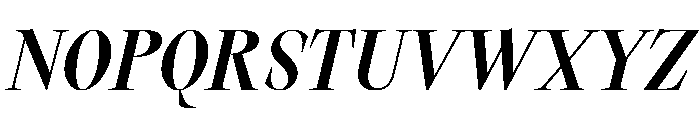 StrangeTimez StrangeMediumItalic Font UPPERCASE
