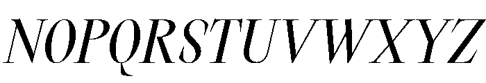 StrangeTimez StrangeRegularItalic Font UPPERCASE
