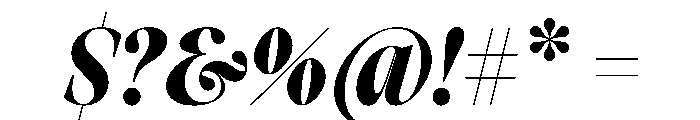 StrangeTimez StrangeSemiBoldItalic Font OTHER CHARS