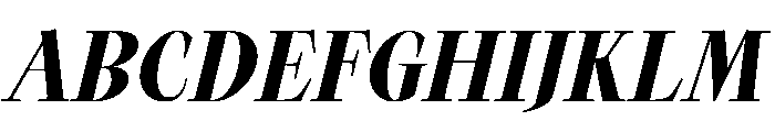 StrangeTimez StrangeSemiBoldItalic Font UPPERCASE