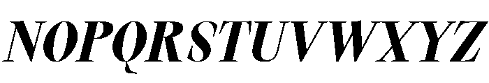 StrangeTimez StrangeSemiBoldItalic Font UPPERCASE