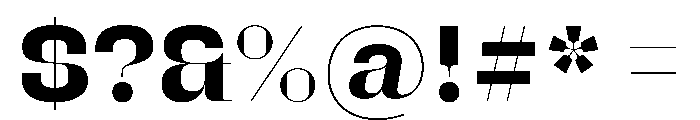 Stravinsky Bold Font OTHER CHARS