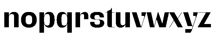 Stravinsky Bold Font LOWERCASE