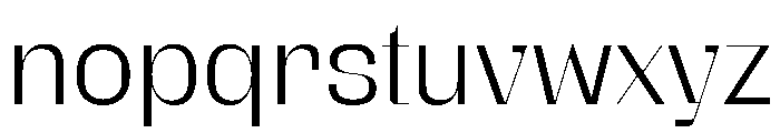 Stravinsky Light Font LOWERCASE