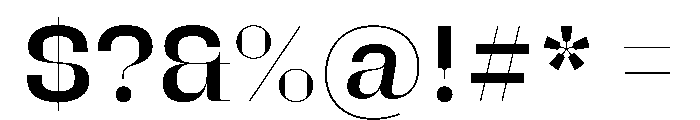 Stravinsky Medium Font OTHER CHARS