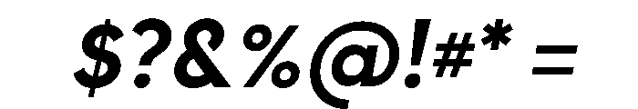 Strawford BoldItalic Font OTHER CHARS