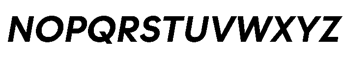 Strawford BoldItalic Font UPPERCASE
