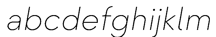 Strawford ExtraLightItalic FONT