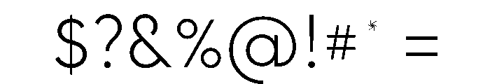 Strawford Light Font OTHER CHARS