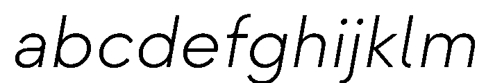 Strawford LightItalic FONT