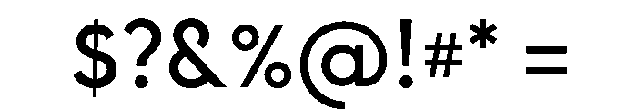 Strawford Medium Font OTHER CHARS