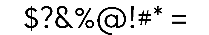 Strawford Regular Font OTHER CHARS