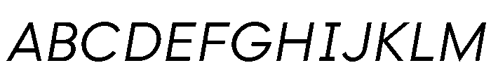 Strawford RegularItalic Font UPPERCASE