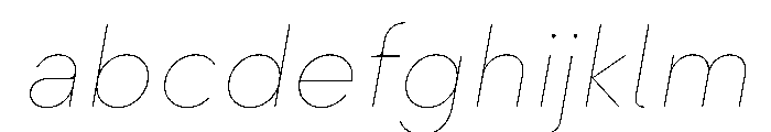 Strawford ThinItalic FONT
