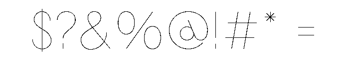 Stray Medium Font OTHER CHARS