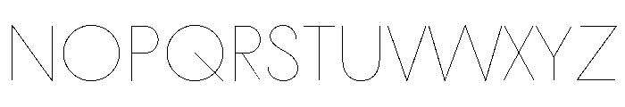 Stray Medium Font UPPERCASE