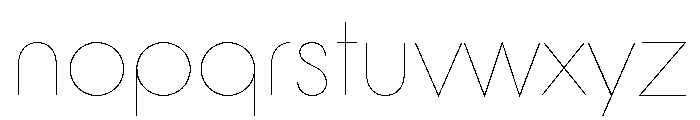 Stray Medium Font LOWERCASE