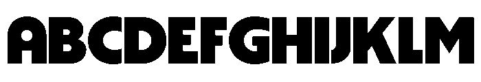 Striated Bold Instance Font UPPERCASE