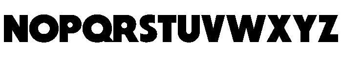 Striated Bold Instance Font UPPERCASE